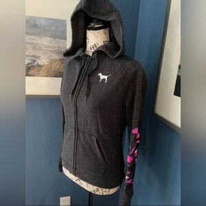 VS PINK floral hoodie